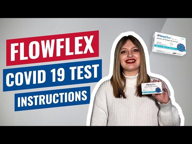FLOWFLEX COVID 19 TEST INSTRUCTIONS