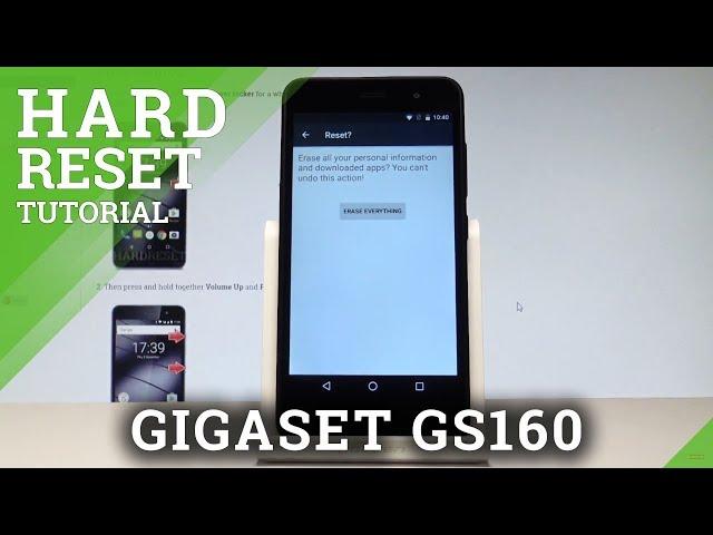 How to Hard Reset GIGASET GS160 - Factory Reset / Wipe Data |HardReset.Info