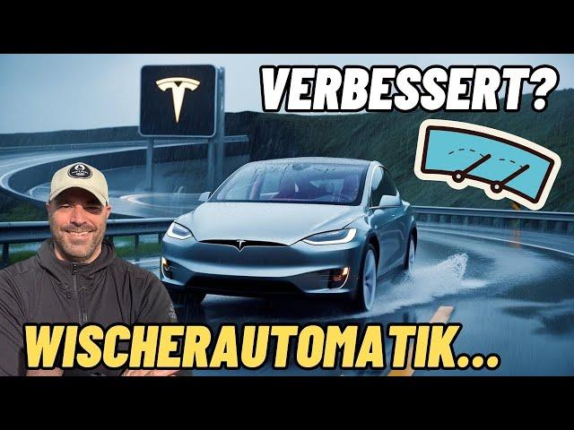 Tesla Wischerautomatik stark verbessert nach Software Update?