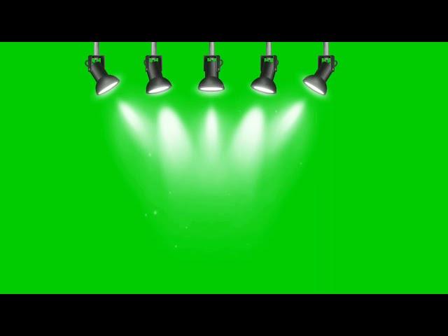 Dj light DiSCO light green screen/Dj light DiSCO light effects chroma key video