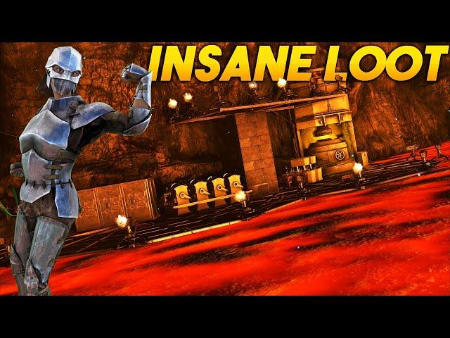 SOLO Raiding The Most Broken Location For Insane Loot - ARK