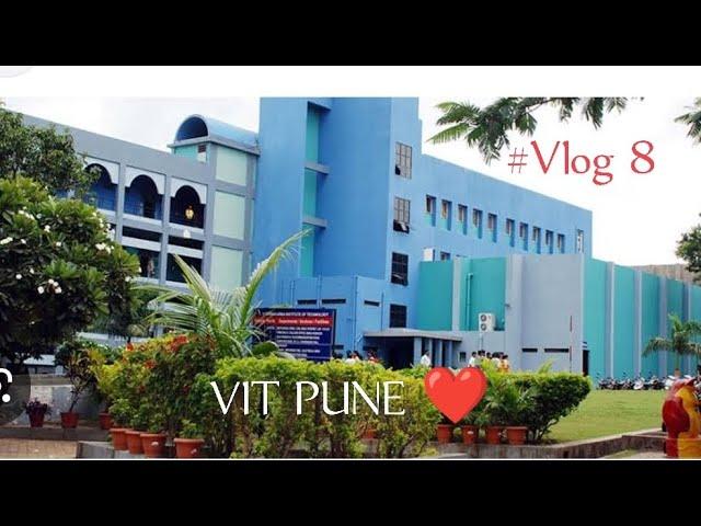 A DAY IN VIT PUNE  @CollegeVLOG 8  || Vishwakarma Institute of Technology||#euphoriaofak #vitpune