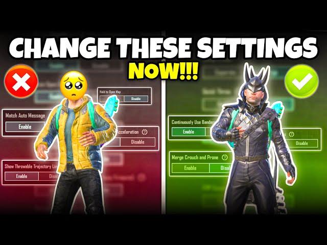 CHANGE THESE SETTINGS NOW THAT ONLY PRO PLAYERS USEAFTER 3.2 UPDATE | Mew2.