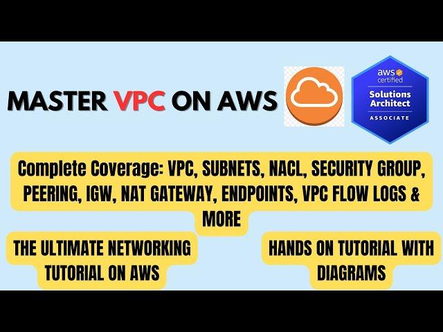 Master VPC on AWS | Complete Hands On Tutorial with Diagrams | All Concepts | #aws #awstutorial