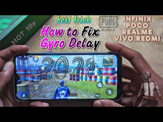 How to Fix Gyro Delay in pubg ( 2021 trick ) Infinix, Poco, Redmi, Realme....