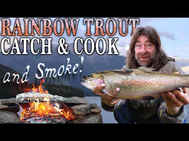 4 Day Lakeside Overnight Hammock Camping Catch & Cook (and Smoke) | Smoked Trout Candy Recipe!