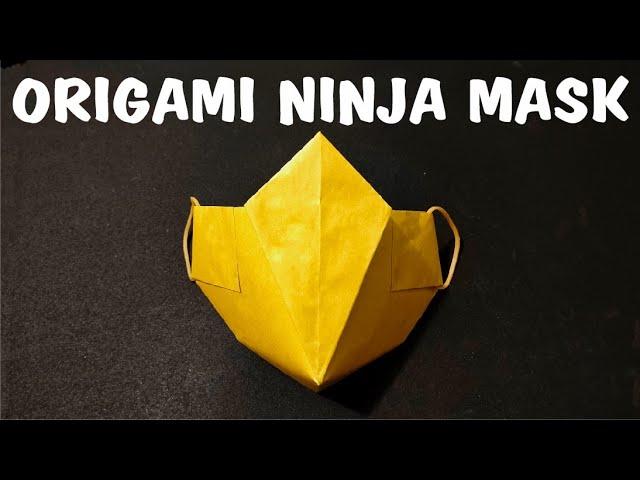 Easy Origami Ninja Mask