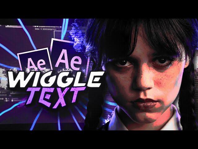 Wiggle Text - After Effects AMV Tutorial