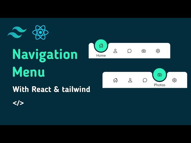 Magic Navigation Menu Indicator using React js and tailwind css