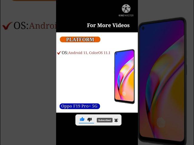 Oppo F19 Pro+ 5G | Official Specifications  #Shorts #YTShorts