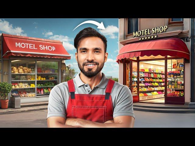 THE ULTIMATE POOR TO RICH SHOP MAKEOVER | MOTEL MANAGER GAMEPLAY #10