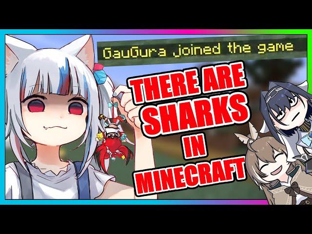 Gura explains why she showed up in minecraft during HoloCouncil Baelz stream.