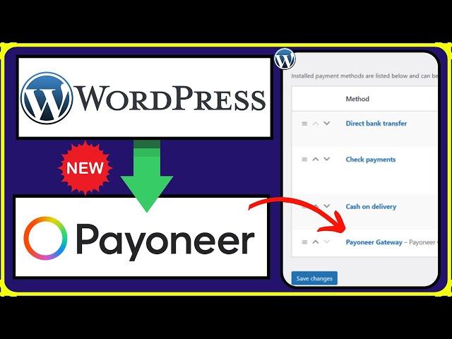 How to Add Payoneer Payments to WooCommerce in WordPress (2024)