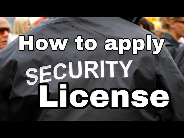 How to apply security guard license (Ontario)#securityguardlicense #securitylicense