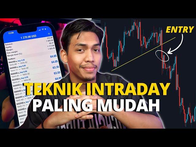 Teknik Intraday Paling Mudah Profit | Pakai 1 Timeframe Sahaja !