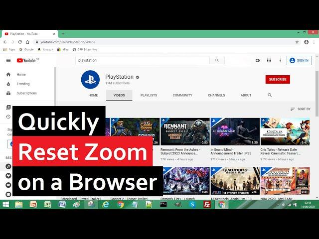 How to Quickly Reset Zoom on a Browser