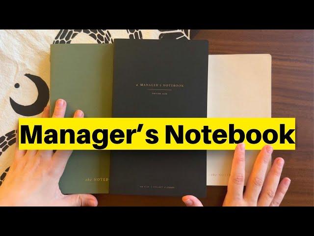 Papertess Designs Manager’s Notebook A5 Flip Thru 