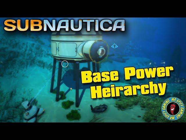 BASE POWER ORDERING / HEIRARCHY  -  Subnautica Tips & Tricks