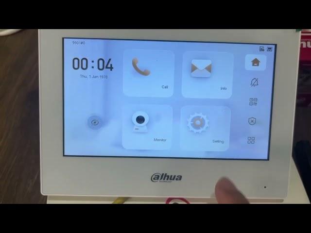 Dahua apartment intercom configuration