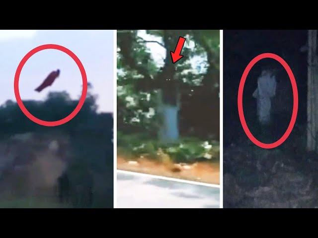 KUNTILANAK TERBANG SAAT MAGHRIB & KUNTILANAK SIANG HARI ! 7 PENAMPAKAN HANTU TERJELAS DAN SERAM