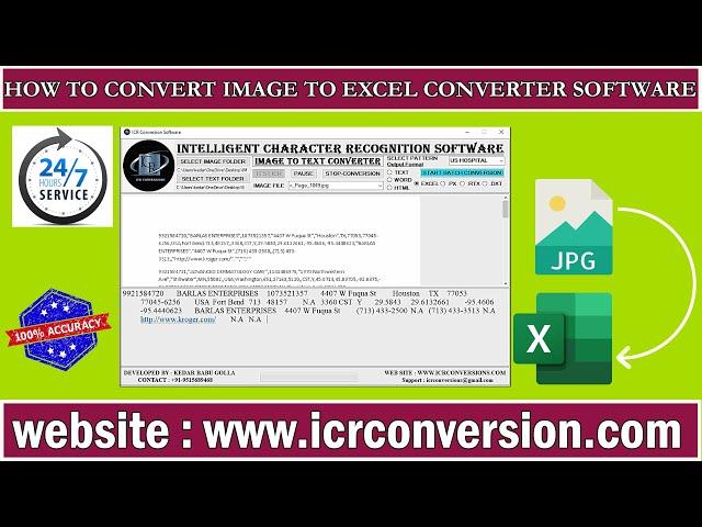 Online Image To Excel Conversion Software | Online Image To Excel Converter Software