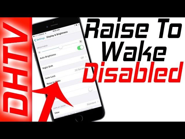 How To Disable Raise To Wake iOS 10 - Turn on/off Raise to Wake iPhone 7