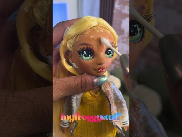 Removing Face Glitter from New Rainbow High Dolls  Can It Be Done?