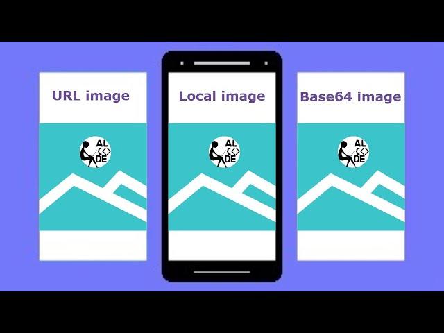 Android studio imageview local - URL - base64