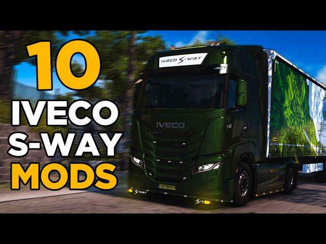 +10 Mods for IVECO S-WAY in ETS2