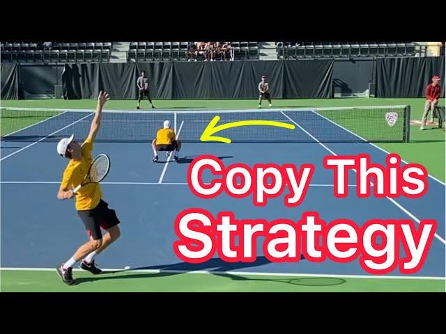 Use The “I Formation” To Dominate In Doubles (Tennis Strategy Explained)