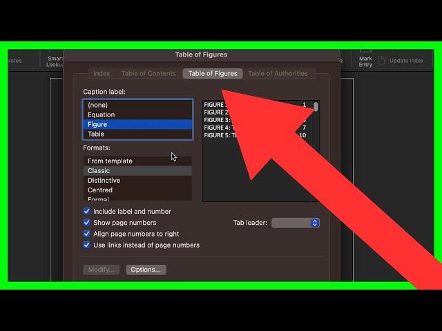 How to Insert Table of Figures in Word for Macbook (NEW UPDATE in 2023)