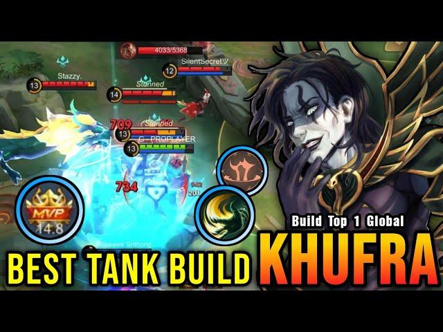 SUPER TANK!! Khufra Best Tank Build (AUTO MVP) - Build Top 1 Global Khufra ~ MLBB