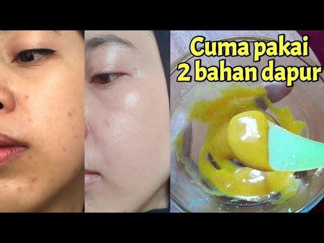 MASKER PEMUTIH WAJAH ALAMI DAN CEPAT CUMA 2 BAHAN !!!!  CARA BUAT MASKER ALAMI