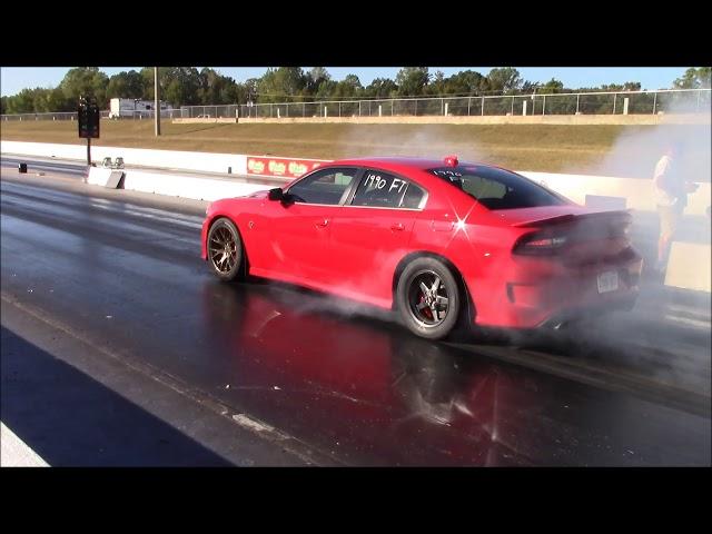 JLT Performance intake system track testing with Hellcats CAI-HC-15