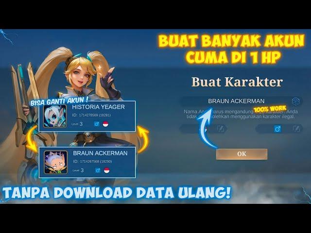 CARA BUAT AKUN BARU MOBILE LEGEND TERBARU 2024 - CARA MEMBUAT AKUN ML TERBARU