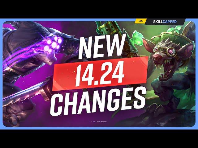 ALL NEW CHANGES for PATCH 14.24! - League of Legends