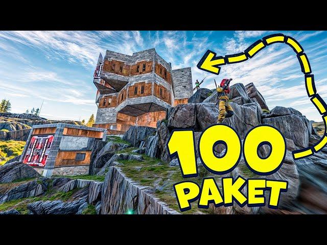 ДОМ В КАМНЕ на 100 РАКЕТ и ГОРЕ РЕЙДЕРЫ в РАСТ/RUST