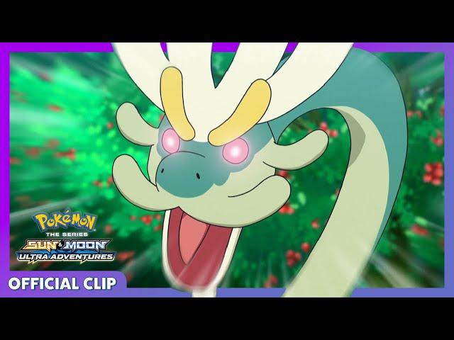 Team Rocket Steal Drampa! | Pokémon the Series: Sun & Moon—Ultra Adventures | Official Clip
