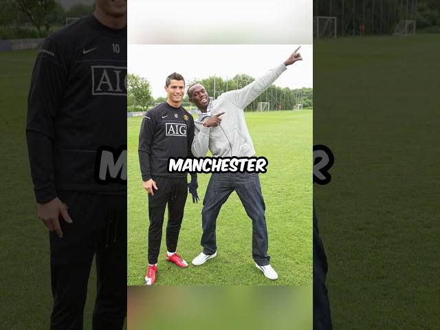 Cristiano Ronaldo Challenges Usain Bolt in Unbelievable Speed #shorts