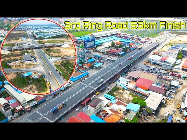 3rd Ring Road Is Complete Construction Pls Enjoy Drone View And Driving On Now