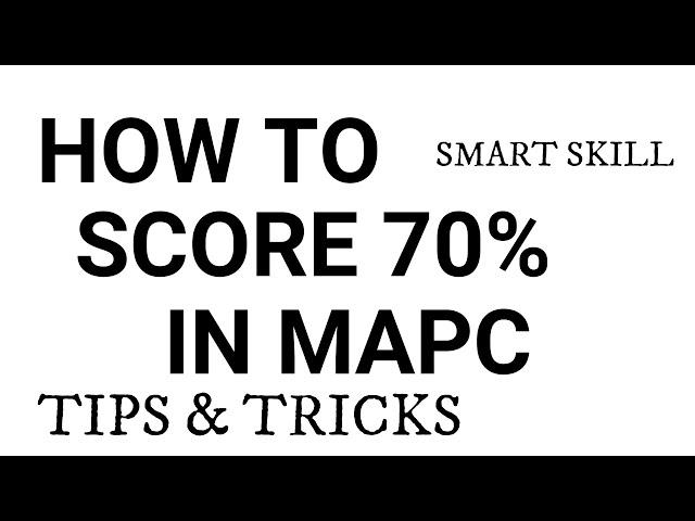 Score 70% plus in mapc // How to attempt exam