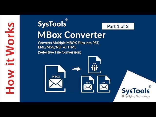 MBOX Converter - Import MBOX to Outlook PST File (Selective Emails)