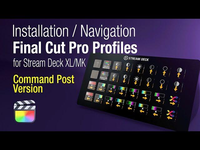 Final Cut Pro Command Post Install and Navigate