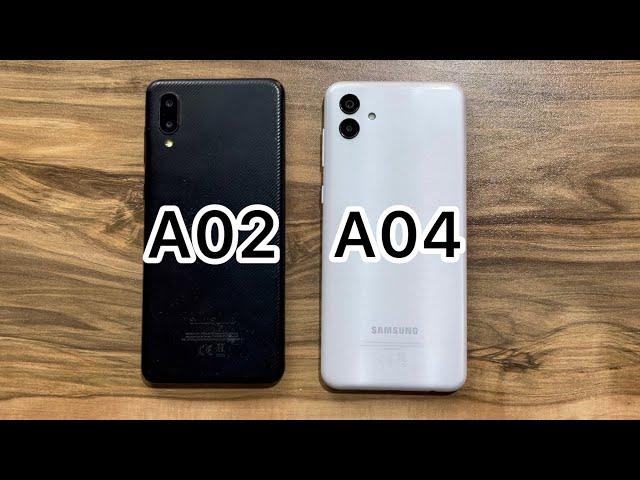 Samsung Galaxy A02 vs Samsung Galaxy A04