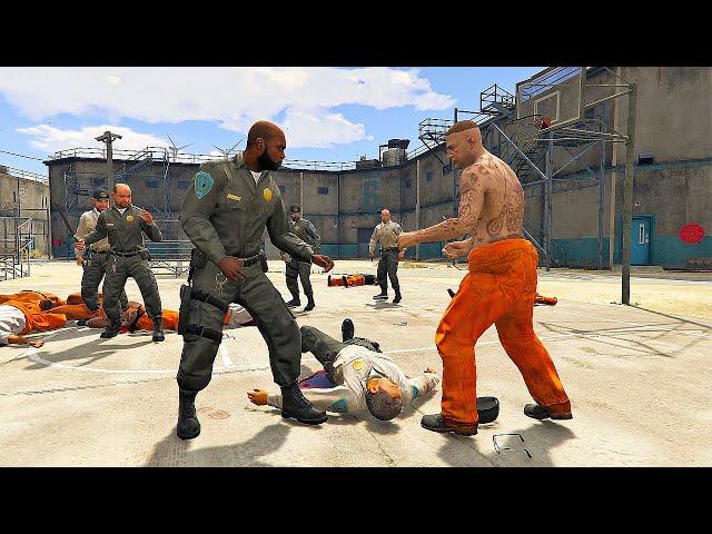 SASPA vs Prisoners | GTA 5 NPC Wars 82