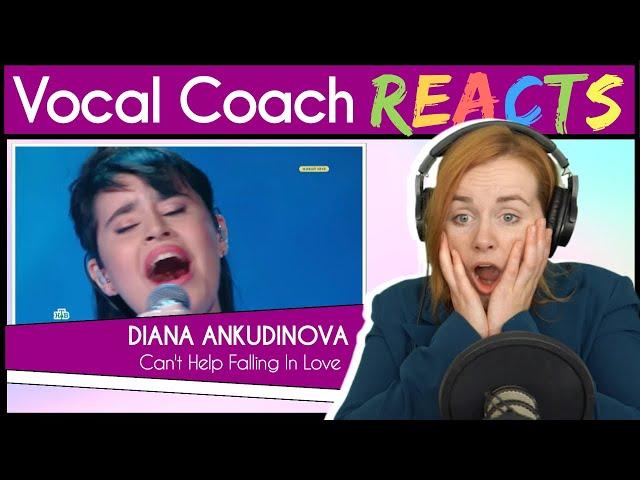 Vocal Coach reacts to Diana Ankudinova - Диана Анкудинова | "Грэмми" Can’t Help Falling in Love