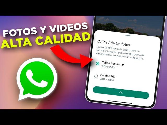 ►Nueva FUNCION de WhatsApp!!!Como Enviar Fotos y Videos en HD sin Perder Calidad en Android 2023