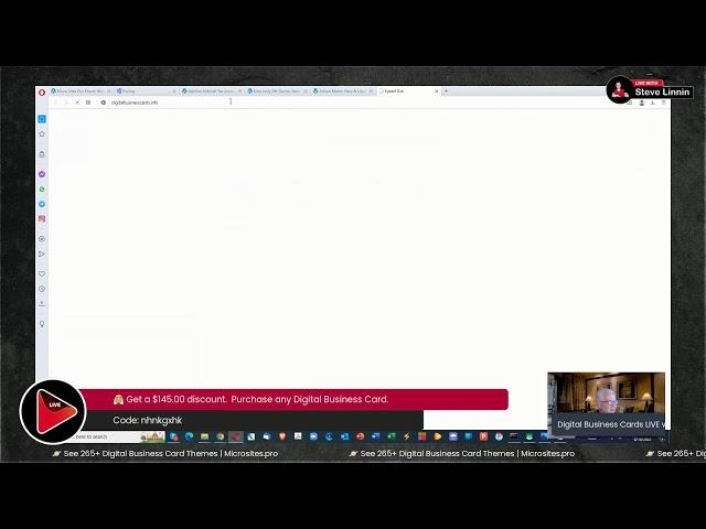 Digital Business Cards LIVE with Steve Linnin