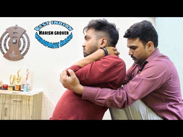 Full Body Chiropractic Adjustment With Loud Cracks By Dr. Harish Grover | ASMR | Navel Fixing