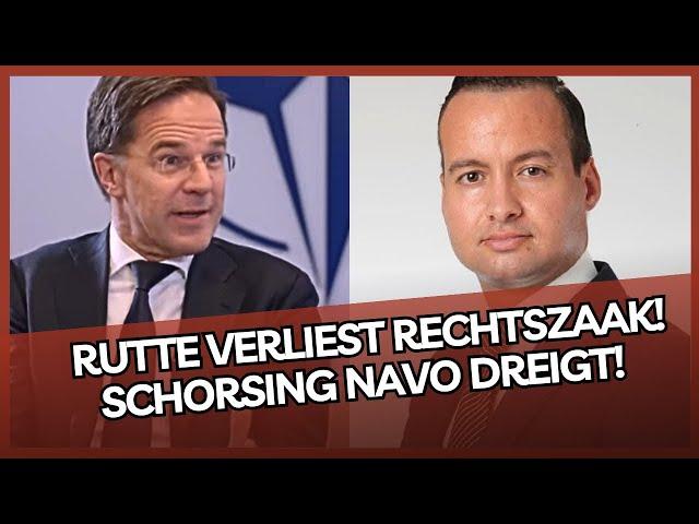 Geweldig: Mark Rutte verliest eerste ronde in rechtszaak! Schorsing NAVO dreigt!